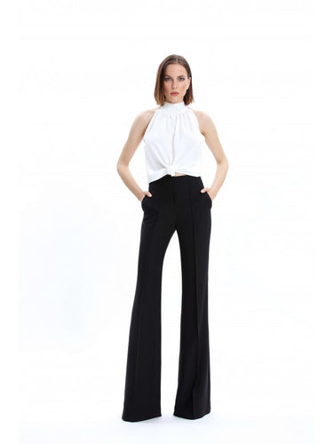 Sleeveless Silk Top
