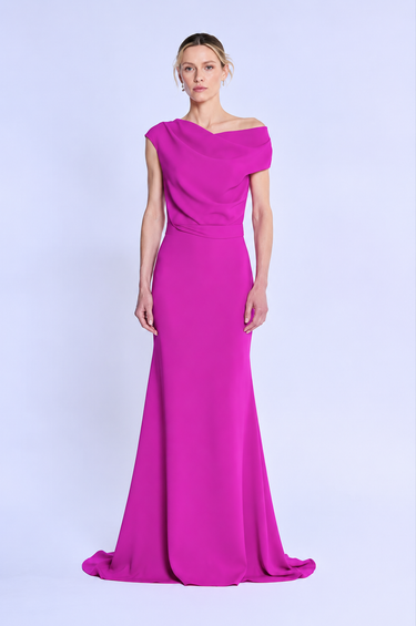 Low-cut Evening Dress