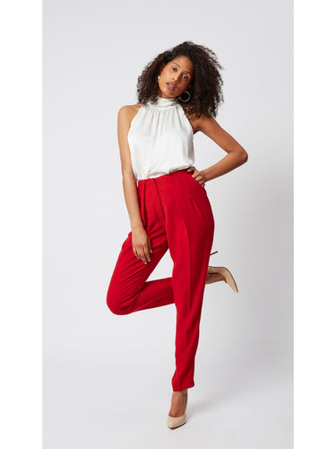 Sleeveless Ecru Blouse