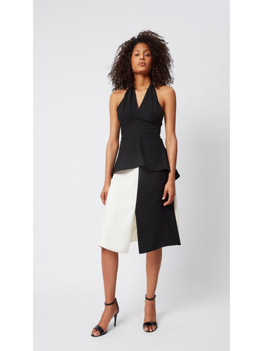 Black Halter Neck Blouse