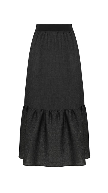 Glittery Midi Skirt