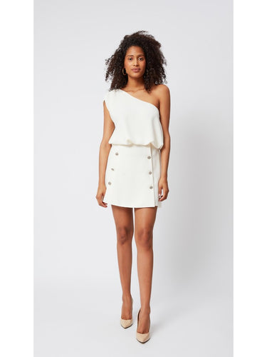 Off-white mini skirt