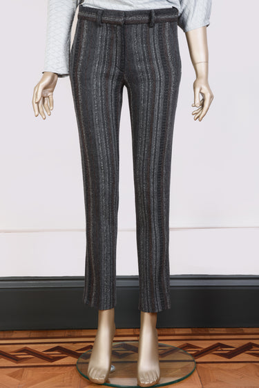 Striped Cigarette Pants