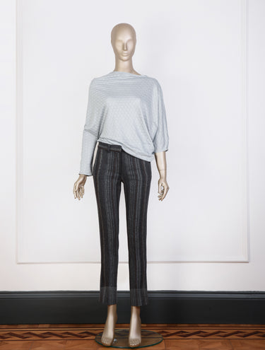 Striped Cigarette Pants