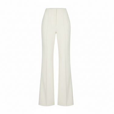 Ribbed Off-White Trousers