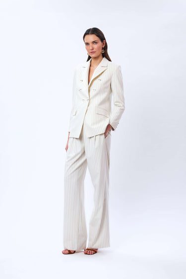 Çizgili Blazer Ceket