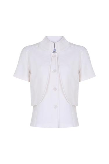 Kısa Kol Ekru Ceket