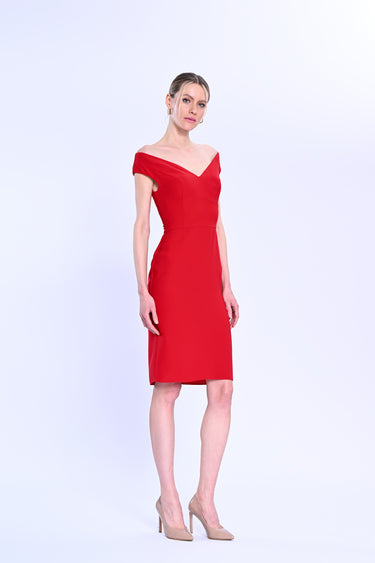 Off-the-Shoulder Short Dress