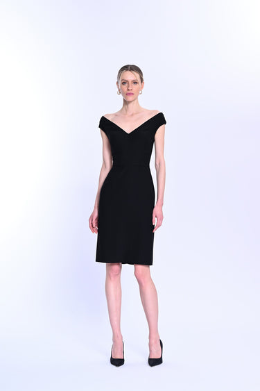 Off-the-Shoulder Dress / Black