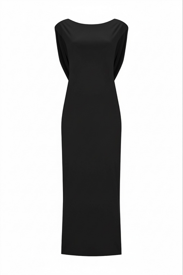 Backless Dress / BLACK