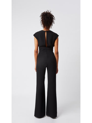 Black Double-Breasted Jumpsuit