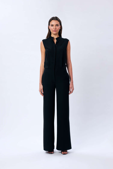 Crew Neck Jumpsuit