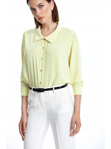 Crepe Yellow Shirt