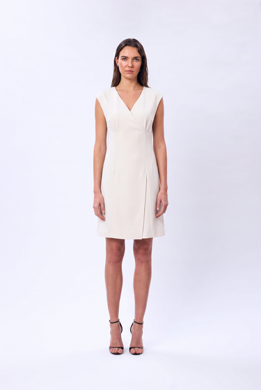 Relaxed Fit Dress / Ecru