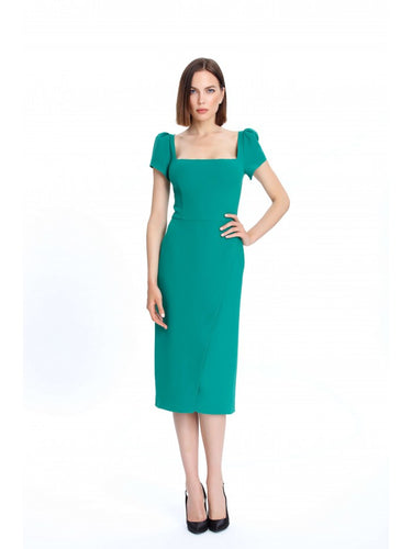 Fidan Şimşek Square Neck Dress