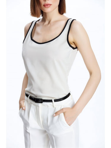 Wide-Strapped Blouse