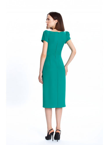 Fidan Şimşek Square Neck Dress