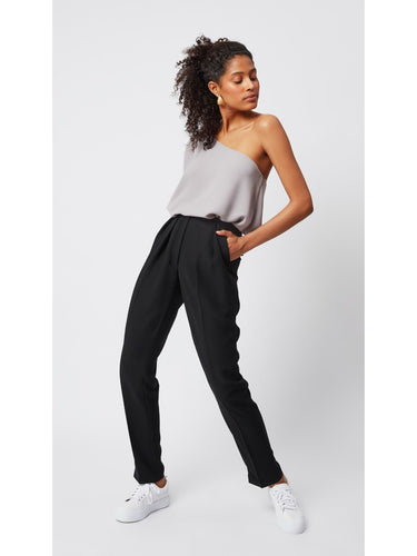 Tek Omuz Taş Rengi Bluz