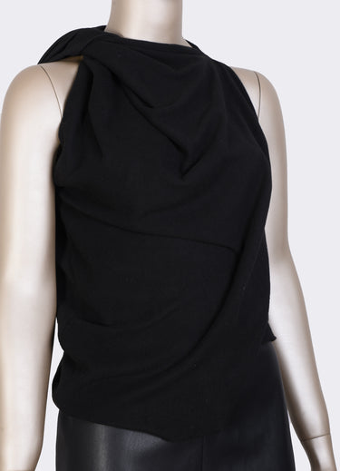 Asimetrik Siyah Bluz