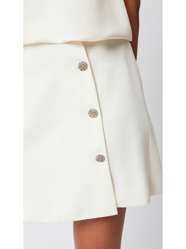 Off-white mini skirt