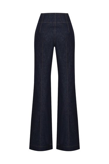 Nervürlü Jean Pantolon