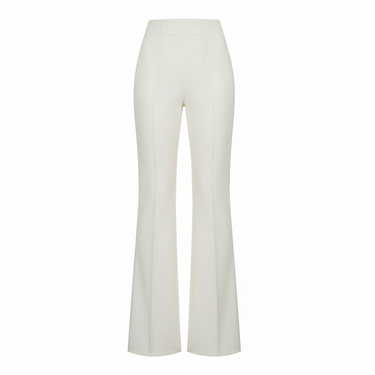 Nervürlü Ekru Pantolon