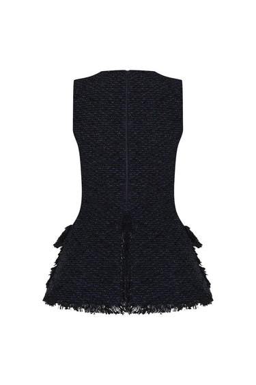 Fidan Şimşek Tüvit Kolsuz Bluz