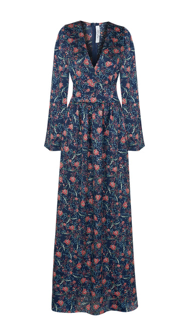 Floral Patterned Long Dress