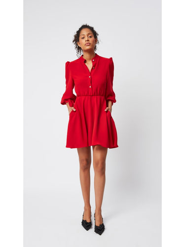 Red Dress with Pockets