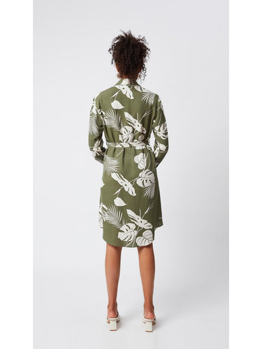 Floral Print Shirt Dress
