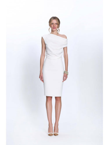 Degaje Kısa Kollu Elbise