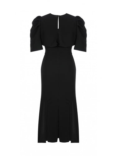 Fidan Şimşek Black Wrap-Around Dress