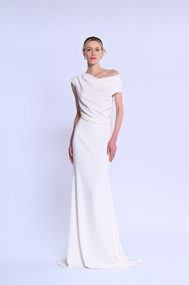 Low-cut Evening Dress