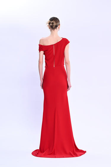 Low-cut Evening Dress