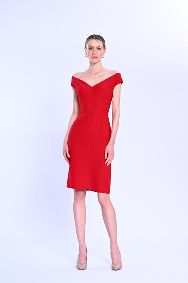 Off-the-Shoulder Short Dress