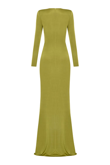 Düğüm Detaylı Gece Elbisesi