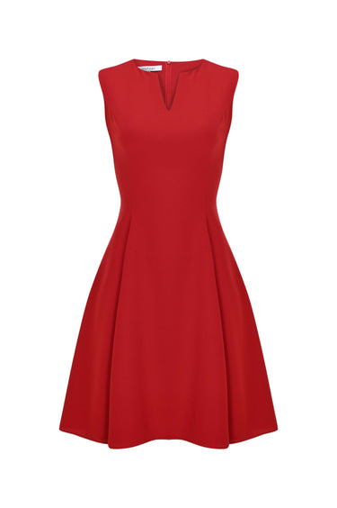 Kuplu Kırmızı Elbise