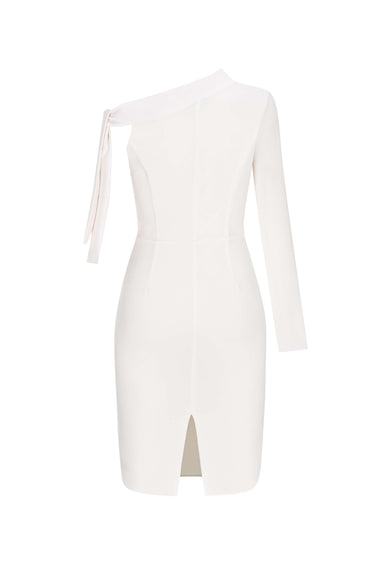 Tek Kol Düğüm Detaylı Elbise