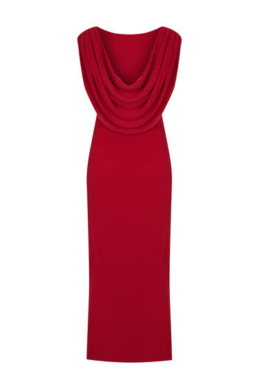 Sırtı Degaje Elbise